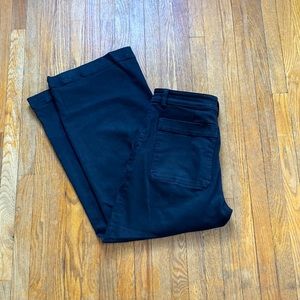 Everlane Black Wide-leg Crop Pants